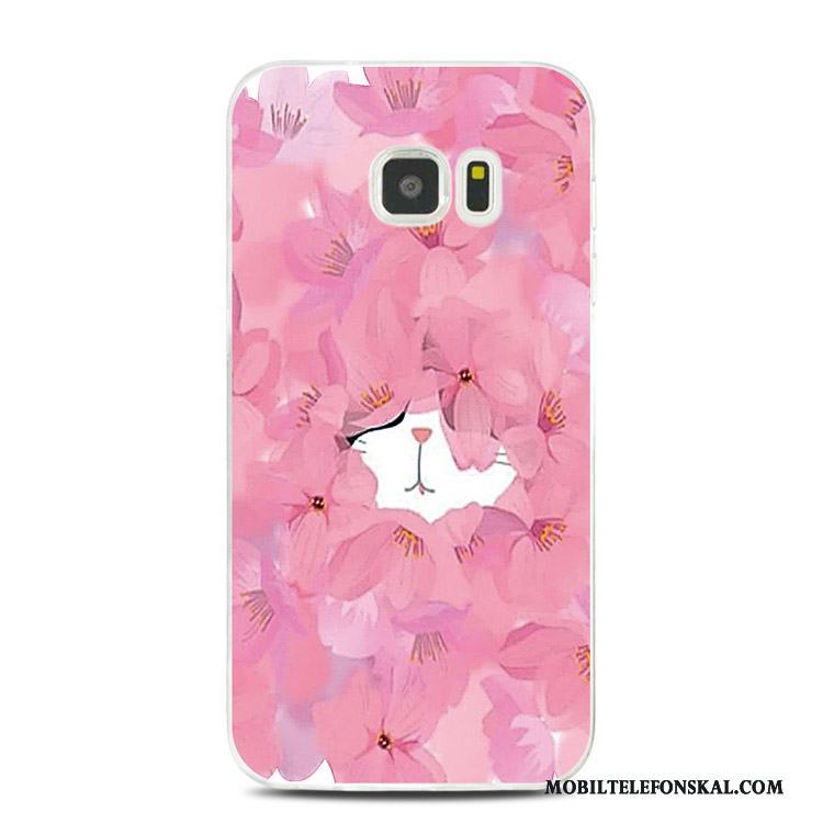 Samsung Galaxy Note 5 Lättnad Skal Spets Rosa All Inclusive Telefon Support