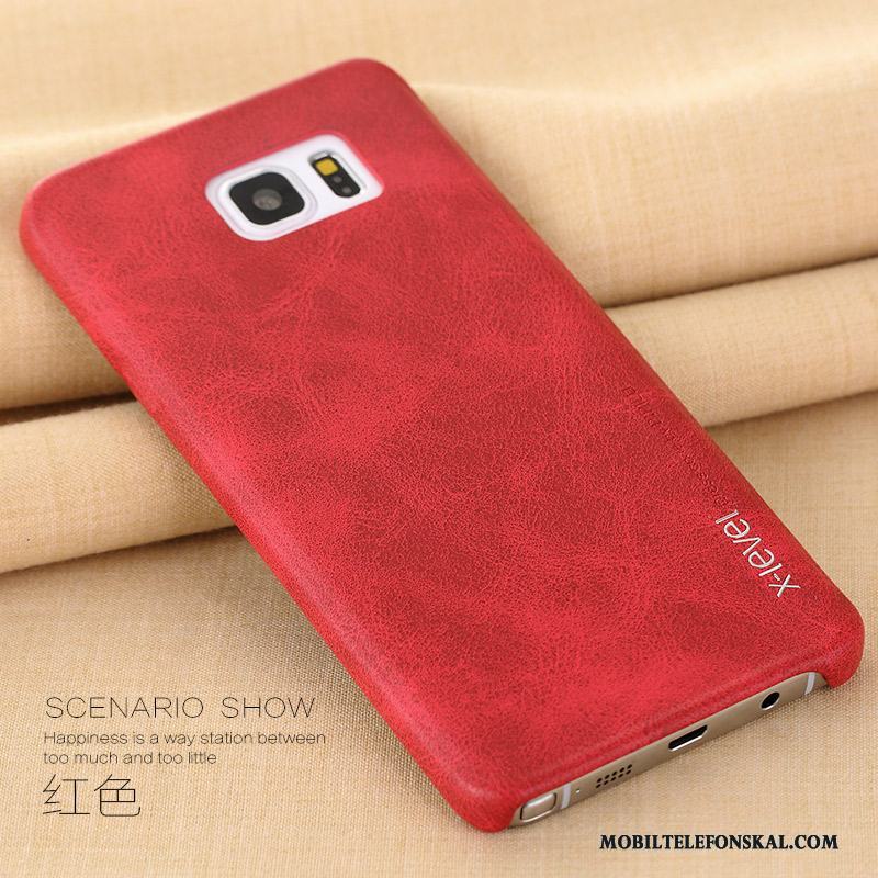 Samsung Galaxy Note 5 Skydd Mobil Telefon Stjärna Röd Skal Telefon Fodral Fallskydd