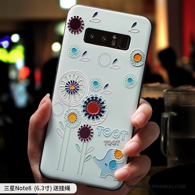 Samsung Galaxy Note 8 Fodral Kreativa Fallskydd Silikon Skal Telefon Mjuk Vacker