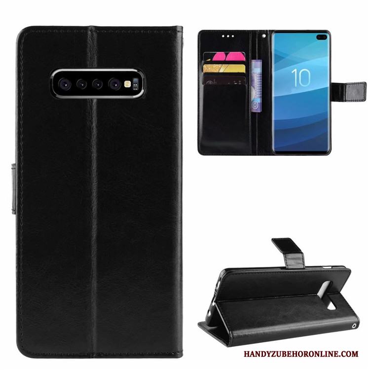 Samsung Galaxy S10+ Business Kort Fodral Stjärna Skydd Support Skal Telefon