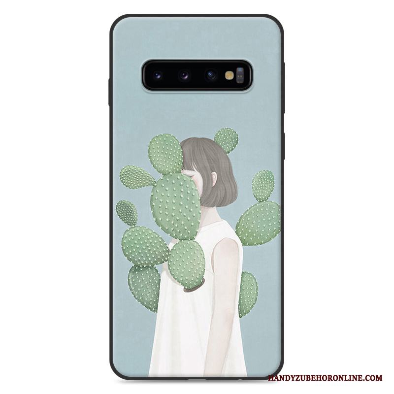 Samsung Galaxy S10 Skal Fallskydd Stjärna Kyla Kreativa All Inclusive Blå