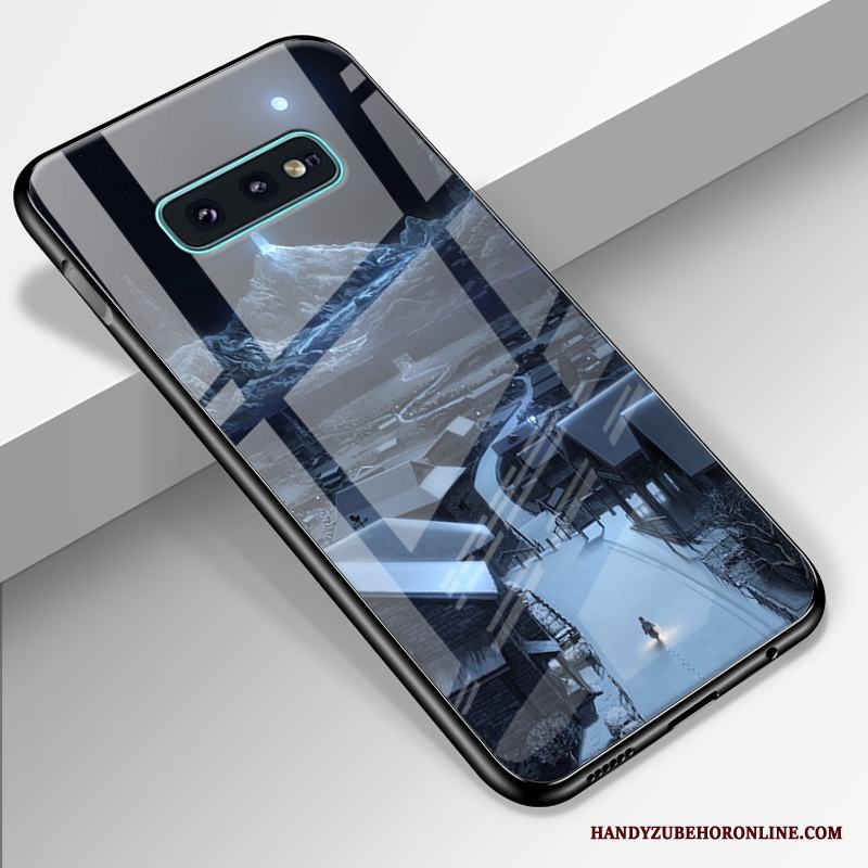 Samsung Galaxy S10e Kreativa Härdat Glas Mjuk Skydd Fallskydd Skal Telefon Stjärna