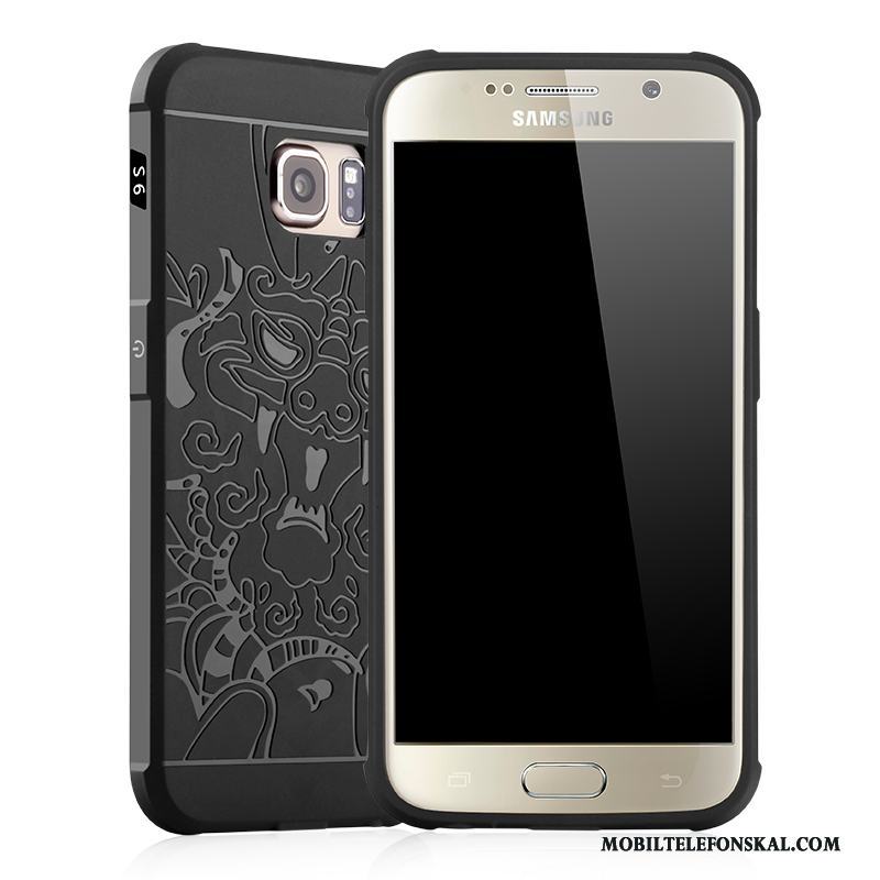 Samsung Galaxy S6 Business Stjärna Nubuck Mjuk Fodral Skydd Skal Telefon
