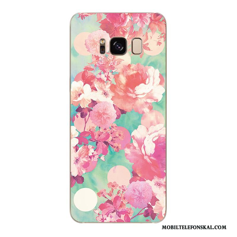 Samsung Galaxy S6 Edge + Blommor Fodral Skal Telefon Trend Varumärke Mobil Telefon Skydd Mjuk