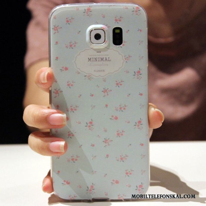 Samsung Galaxy S6 Edge Silikon Stjärna Fodral Kreativa Skal Telefon Tecknat Skydd