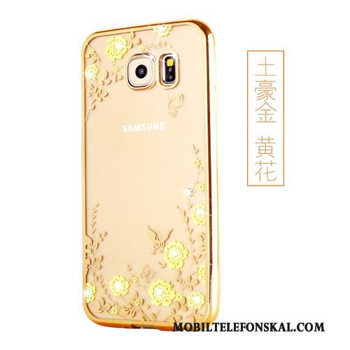 Samsung Galaxy S6 Stjärna Spänne Skydd Ring Fodral Mjuk Skal Telefon