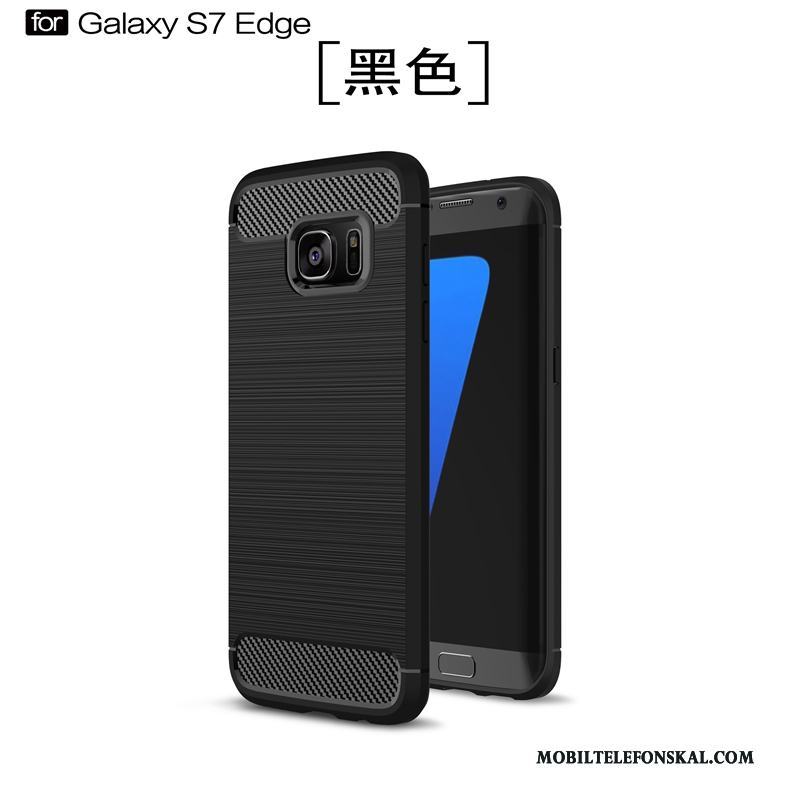 Samsung Galaxy S7 Edge Mjuk Silke Mönster Silikon Skydd Skal Telefon Stjärna