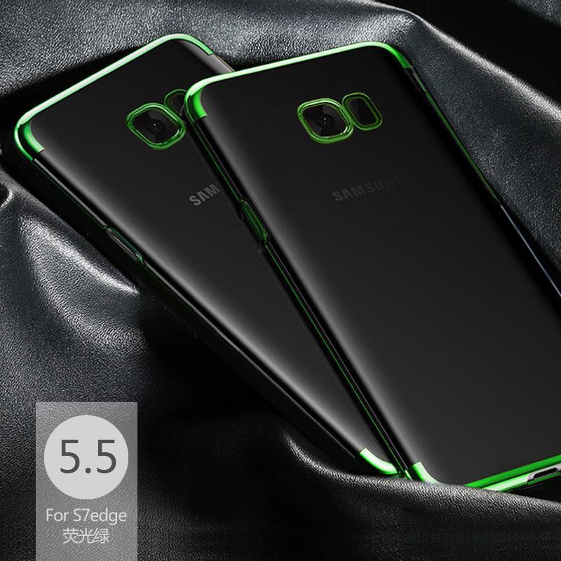 Samsung Galaxy S7 Edge Skal Fodral Stjärna Silikon Fallskydd Telefon Mjuk