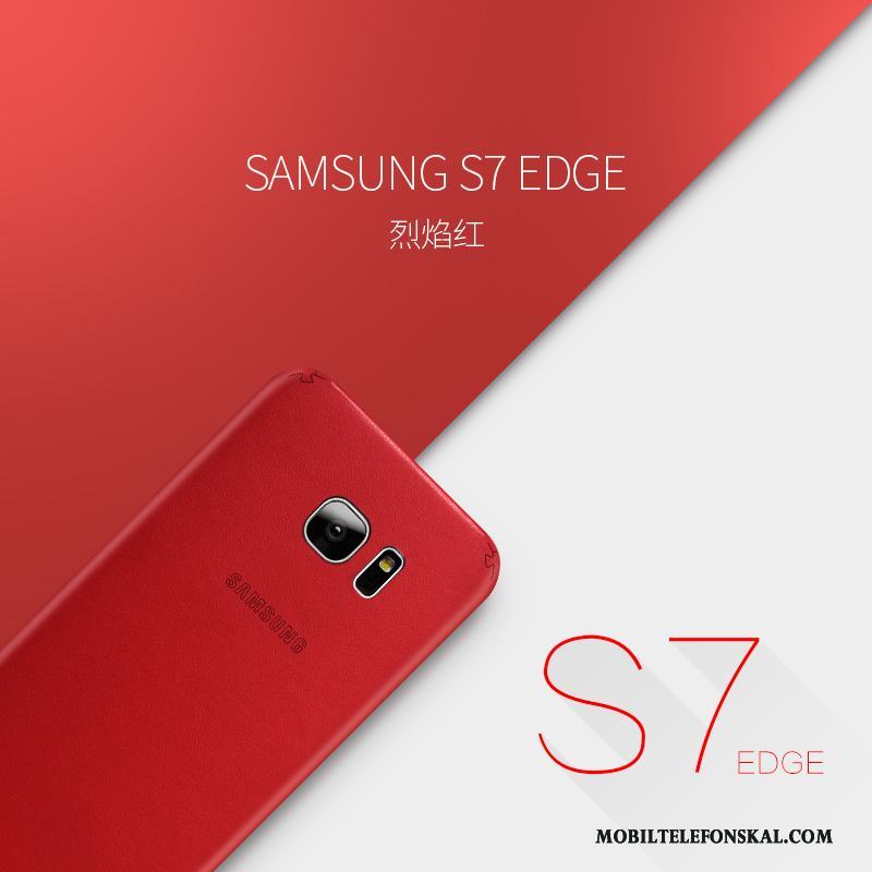 Samsung Galaxy S7 Edge Äkta Läder All Inclusive Skal Telefon Kreativa Fodral Skydd Stjärna