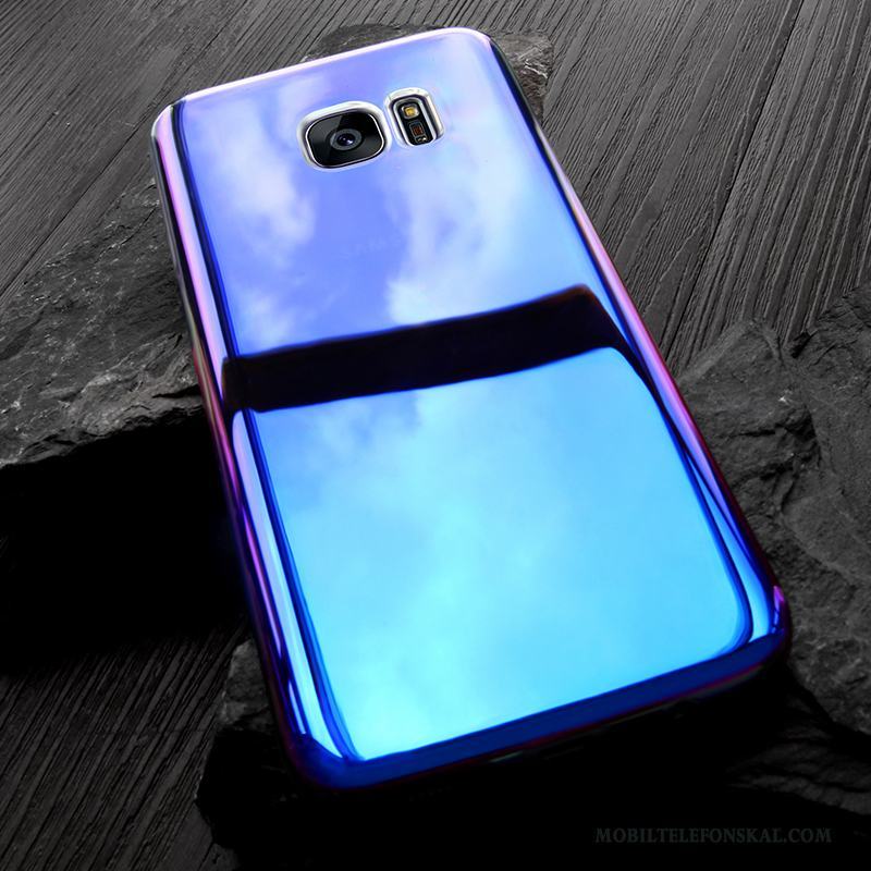 Samsung Galaxy S7 Kreativa Stjärna Personlighet Fallskydd Skal Telefon Blå Fodral
