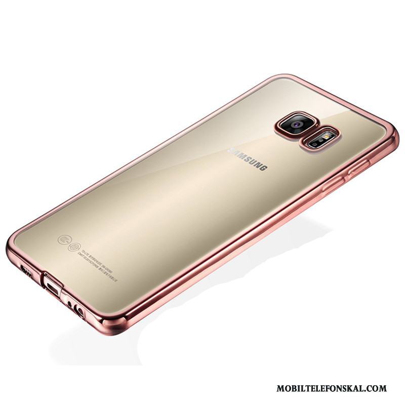 Samsung Galaxy S7 Rosa Skydd Fodral Skal Stjärna Mjuk Mobil Telefon