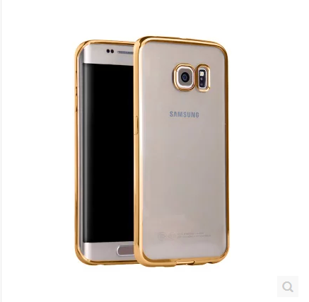 Samsung Galaxy S7 Skal Guld Stjärna Mjuk Fodral Silikon Plating