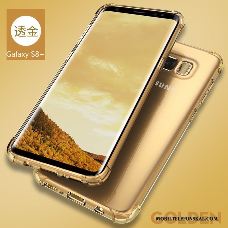 Samsung Galaxy S8+ Fodral Stjärna Skydd Transparent Mjuk Skal Telefon Tunn