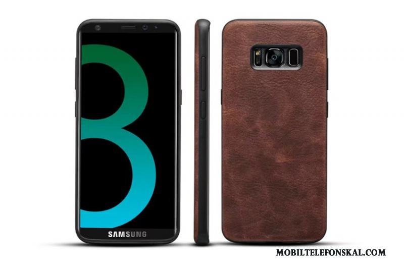 Samsung Galaxy S8 Mobil Telefon Skal Telefon Fodral Mönster Mjuk Skydd Läder