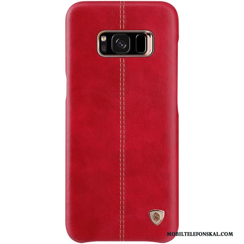 Samsung Galaxy S8+ Röd Skal Telefon Stjärna Guld Skydd Slitstarkt