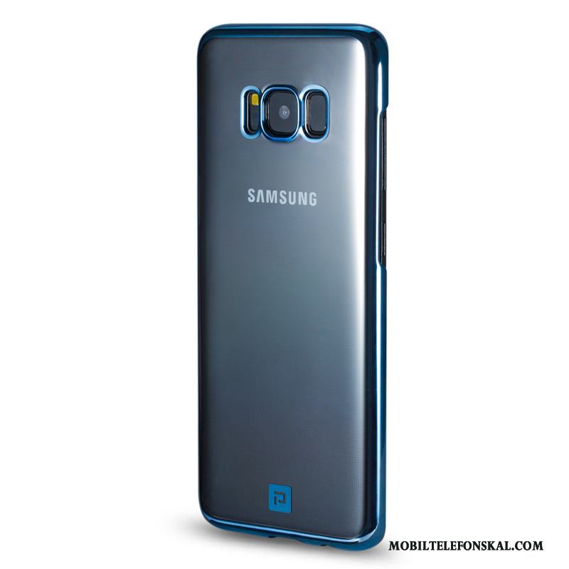 Samsung Galaxy S8+ Skal Trend Plating Transparent Telefon Grön Skydd