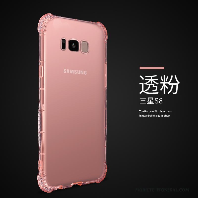 Samsung Galaxy S8 Skydd Transparent Stjärna Fallskydd Silikon All Inclusive Skal