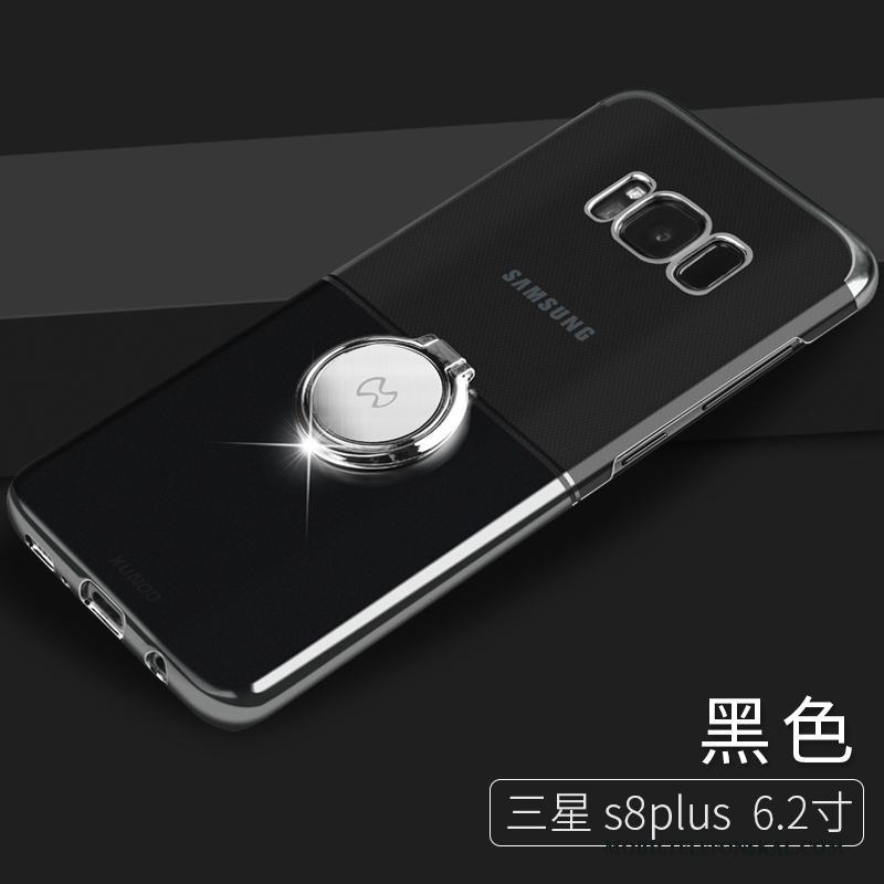 Samsung Galaxy S8+ Spänne Stjärna Ring Fodral Svart Fallskydd Skal Telefon