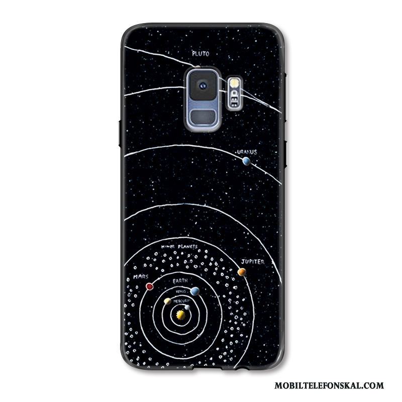 Samsung Galaxy S9 Kreativa Fallskydd Skal Telefon Svart Fodral Stjärna Personlighet