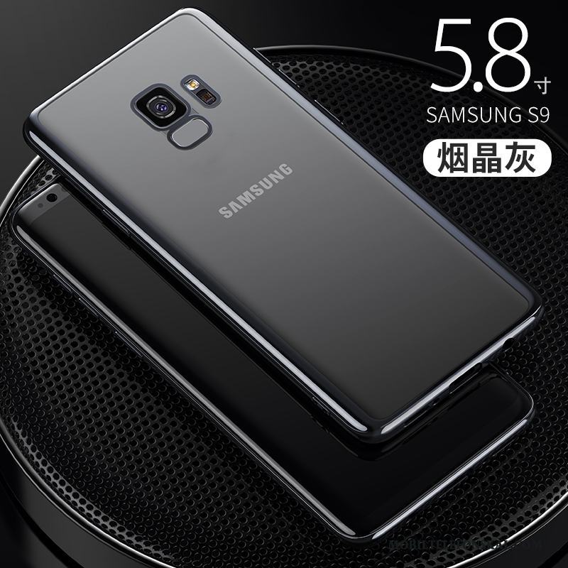 Samsung Galaxy S9 Mjuk Stjärna Transparent Skal Telefon Lyxiga Grå Fodral