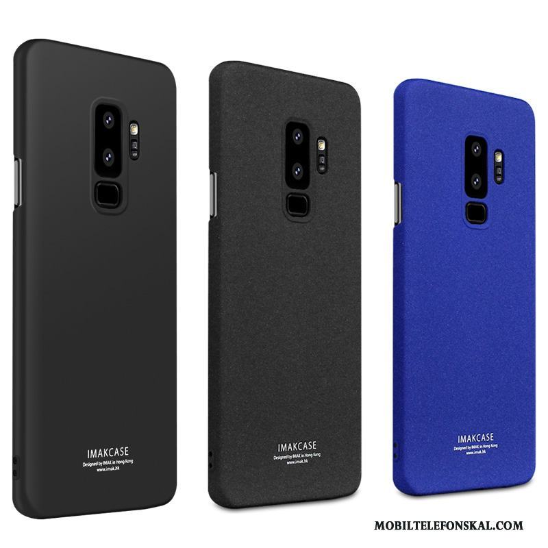 Samsung Galaxy S9 Skal Telefon Fodral Glidskydds Nubuck Blå Denim Stjärna