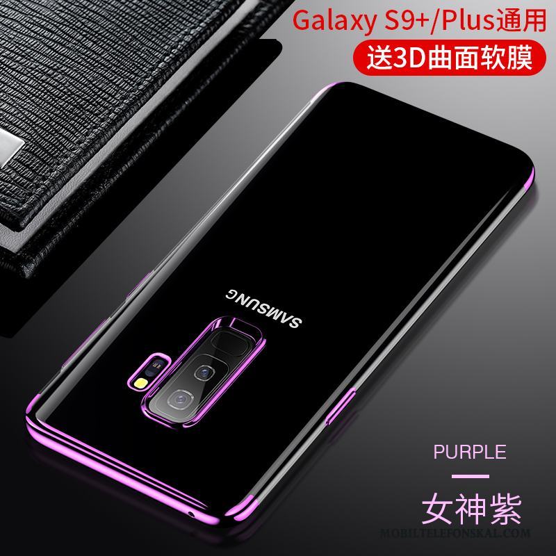 Samsung Galaxy S9+ Skal Trend Stjärna Fodral Transparent Slim Fallskydd Silikon