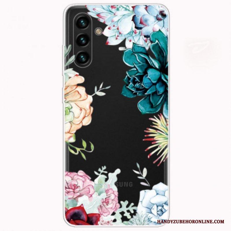 Skal Samsung Galaxy A13 5G / A04s Akvarell Blommor