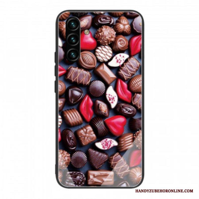 Skal Samsung Galaxy A13 5G / A04s Chokladhärdat Glas