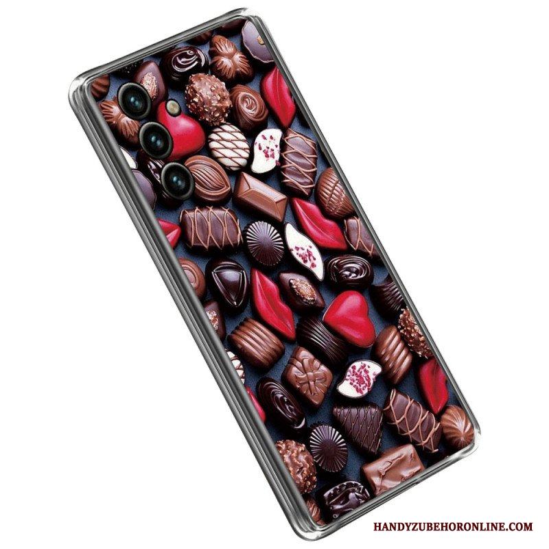 Skal Samsung Galaxy A14 / A14 5G Flexibel Choklad