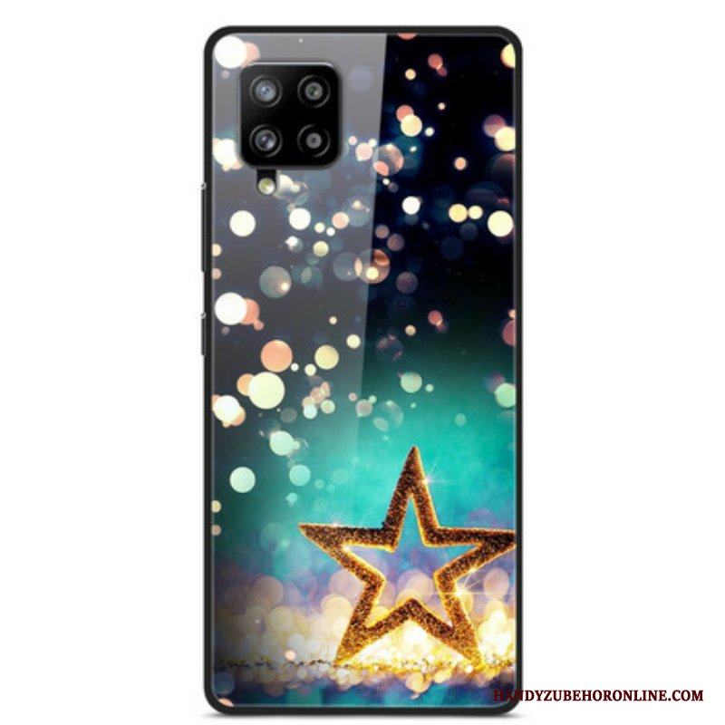 Skal Samsung Galaxy A42 5G Stjärna Härdat Glas
