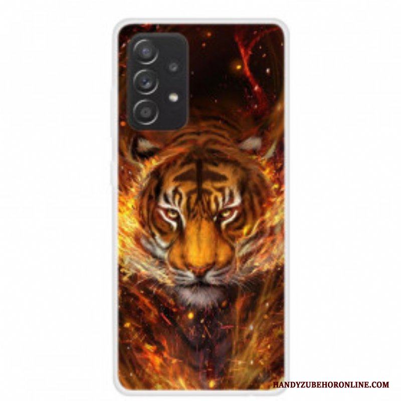 Skal Samsung Galaxy A52 4G / A52 5G / A52s 5G Flexibel Tiger