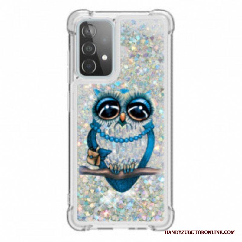 Skal Samsung Galaxy A52 4G / A52 5G / A52s 5G Miss Owl Paljetter