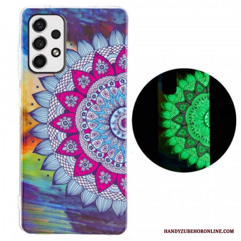 Skal Samsung Galaxy A53 5G Fluorescerande Färgglada Mandala