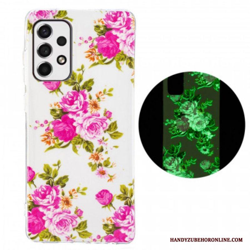 Skal Samsung Galaxy A53 5G Fluorescerande Liberty Flowers