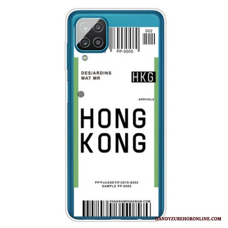 Skal Samsung Galaxy M12 / A12 Boardingkort Till Hong Kong