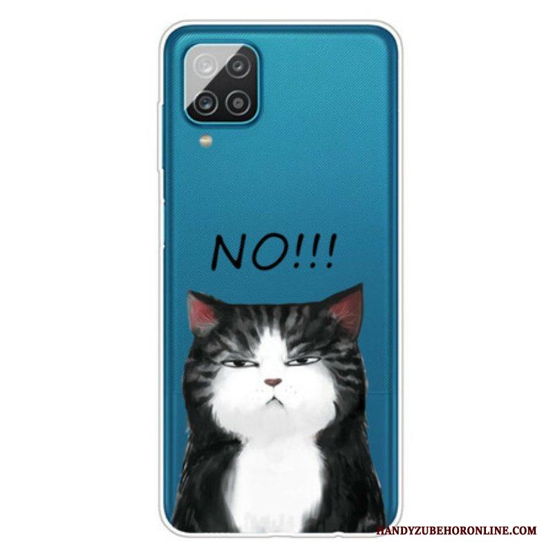 Skal Samsung Galaxy M12 / A12 Katten Som Säger Nej