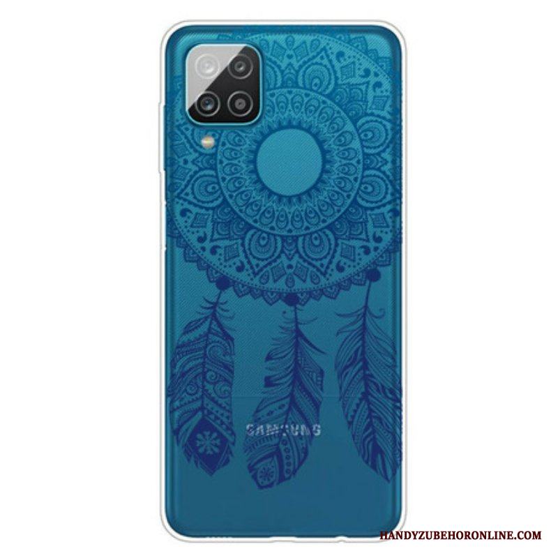 Skal Samsung Galaxy M12 / A12 Singelblomma Mandala