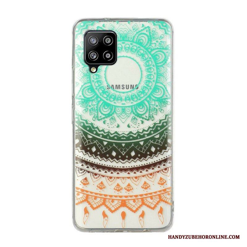 Skal Samsung Galaxy M12 / A12 Sömlösa Blommor Mandala