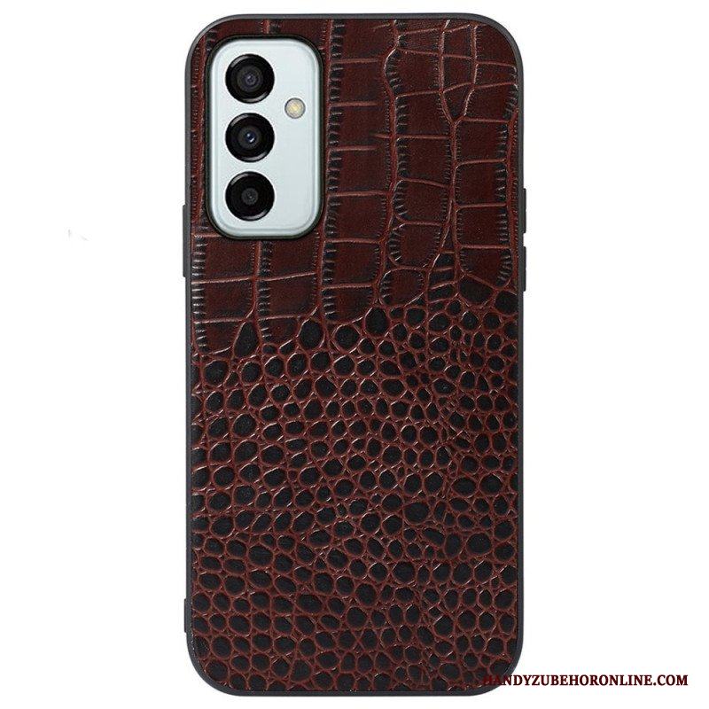 Skal Samsung Galaxy M23 5G Äkta Crocodile Texture Läder