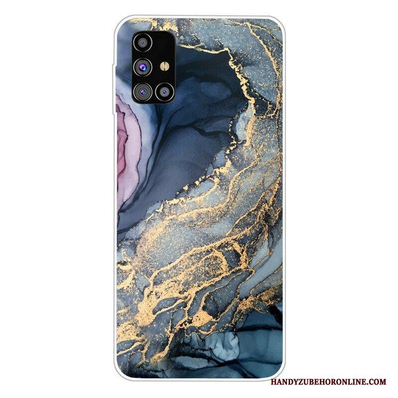 Skal Samsung Galaxy M51 Färgad Marmor