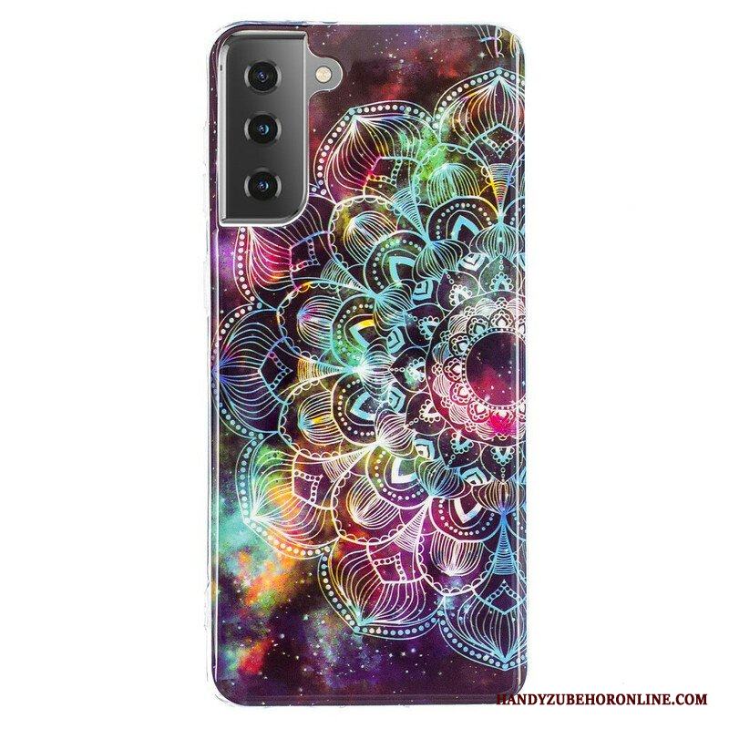 Skal Samsung Galaxy S21 5G Fluorescerande Blommig Serie