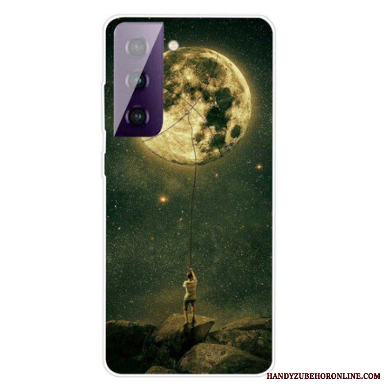 Skal Samsung Galaxy S21 FE Flexibel Moon Man