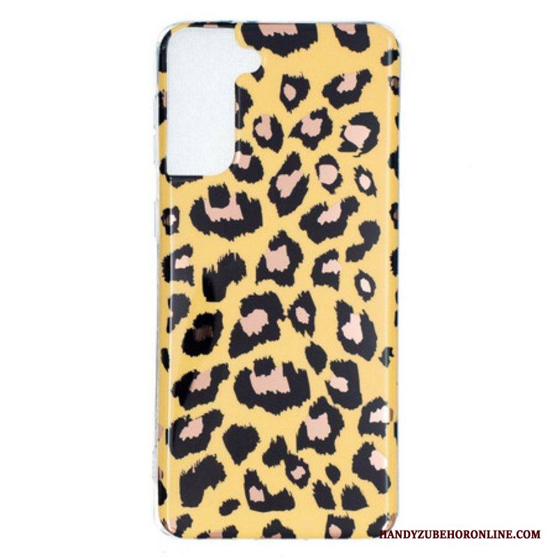 Skal Samsung Galaxy S21 Plus 5G Leopard Stil Marmor