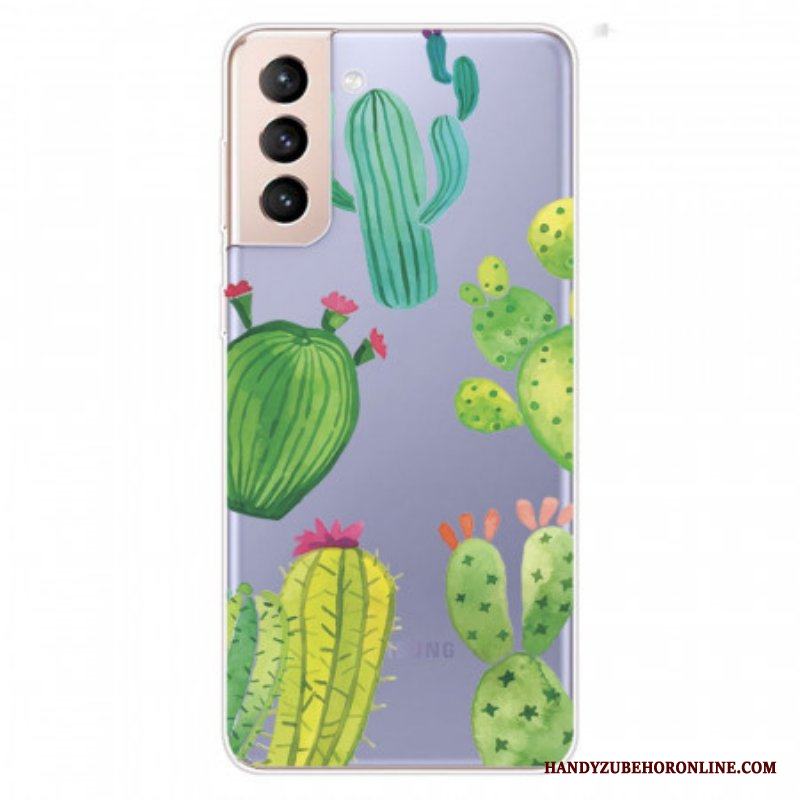 Skal Samsung Galaxy S22 5G Akvarell Kaktusar