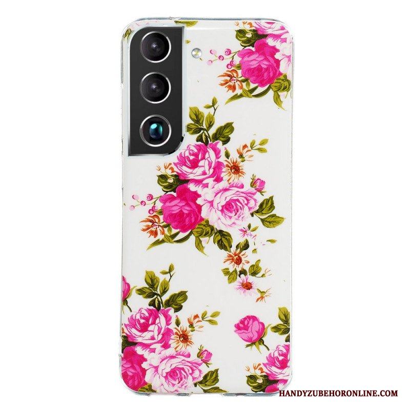 Skal Samsung Galaxy S22 5G Fluorescerande Liberty Flowers