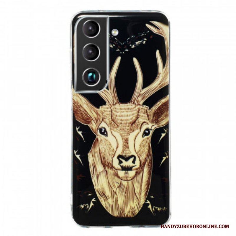 Skal Samsung Galaxy S22 5G Fluorescerande Majestic Deer