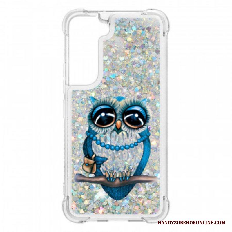 Skal Samsung Galaxy S22 5G Miss Owl Paljetter