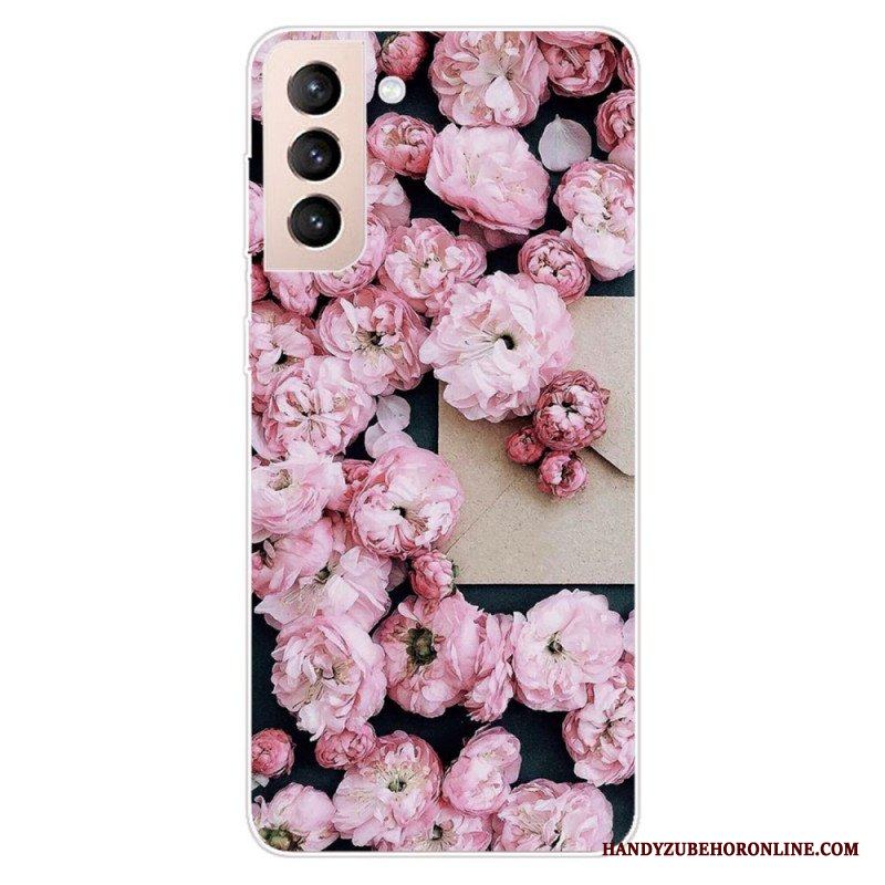 Skal Samsung Galaxy S22 5G Rosa Blommor