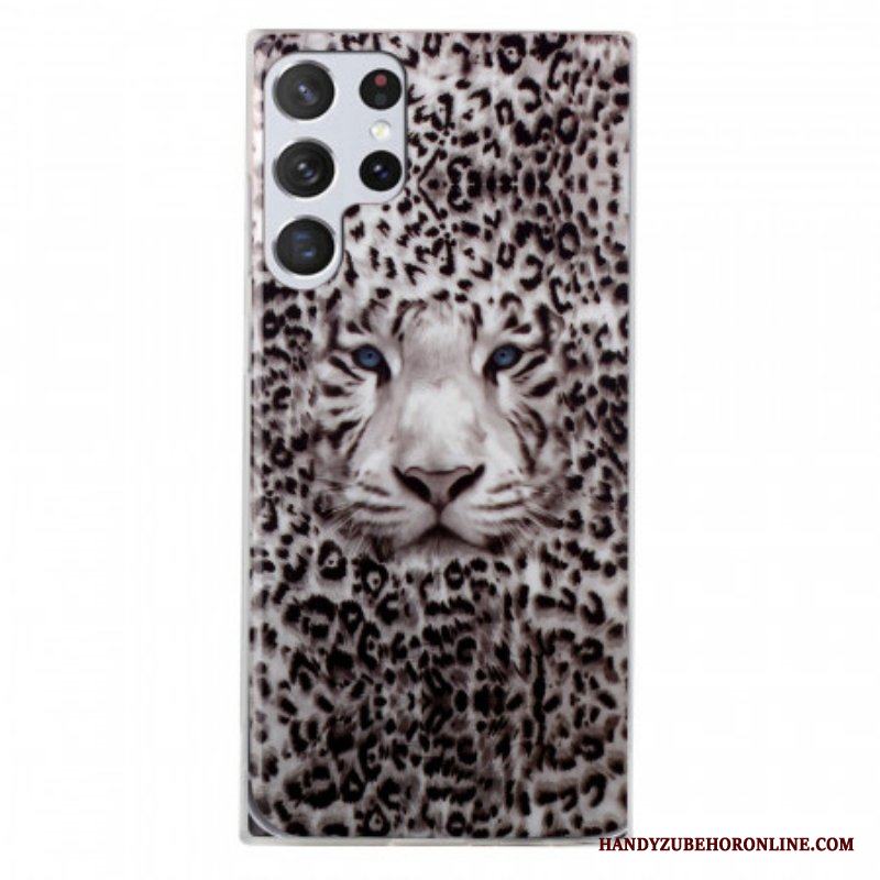 Skal Samsung Galaxy S22 Ultra 5G Leopard Fluorescerande