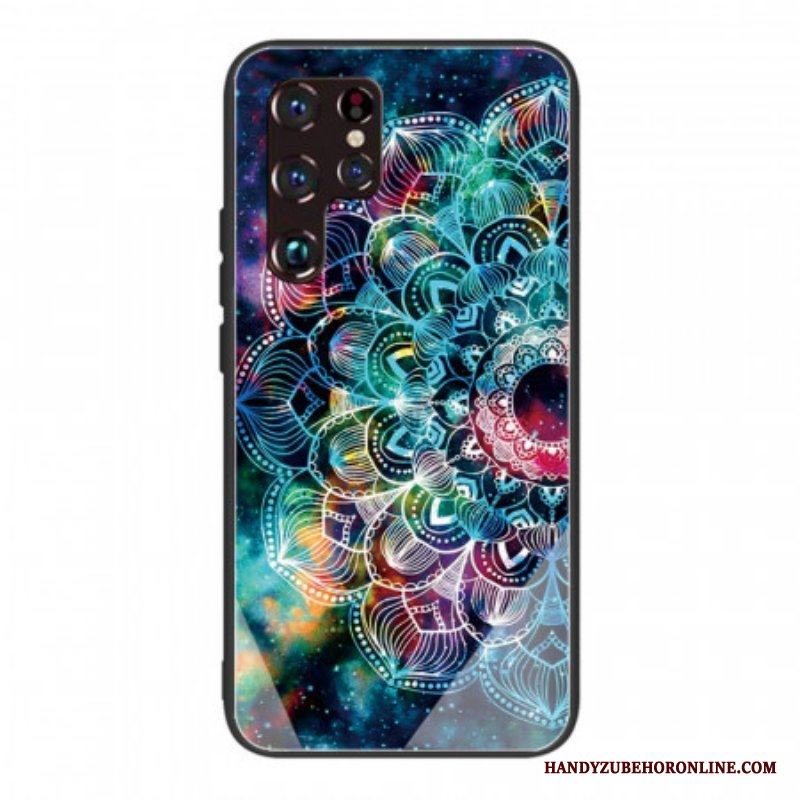 Skal Samsung Galaxy S22 Ultra 5G Mandala Härdat Glas